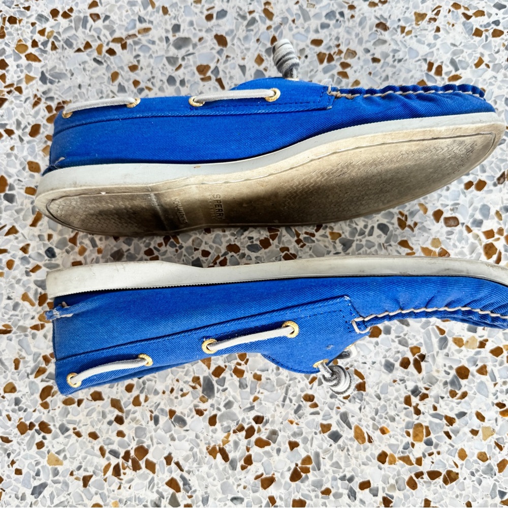 Sperry x J Crew Blue Topsiders - Picture 2 of 5